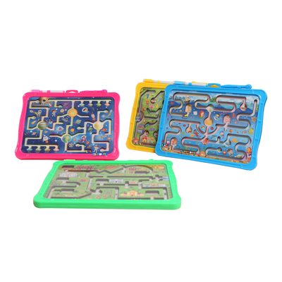 Bola de rolamento magnética plástica de Maze Game Drawing Board With do enigma das crianças do OEM