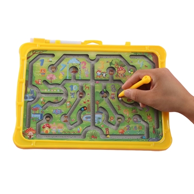 Enigma magnético animal educacional Maze Toys With Rolling Beads de Montessori