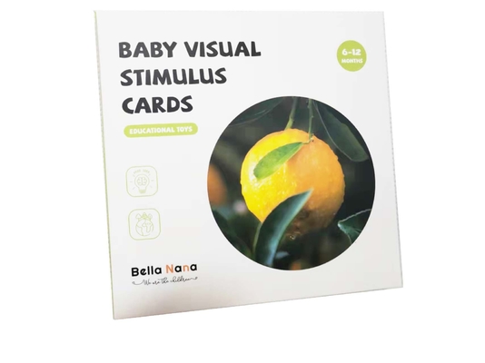 Plantas visuais recém-nascidas Flashcards dos animais dos cartões da estimulação do bebê de Cutomized por 6-12 meses
