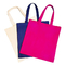 Logo Cotton Gusset Shopping Bag personalizado para o presente da promoção