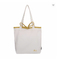 16Oz lona lisa não tecida Tote Bags Reusable Shopping Bag Logo Printed