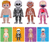 brinquedos magnéticos educacionais do enigma de serra de vaivém do corpo 48pcs humano para a criança da criança de 3 anos