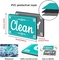 Máquina de lavar louça suja limpa personalizada Clean Sign Magnet 3.54*1.97inch da cozinha de 2mm