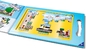 Carry Magnetic Jigsaw Puzzle Travel Toy Vehicle verde de 15 partes