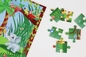 Jogos e enigmas educacionais da cor do OEM Pantone por 4-8 anos de 4 blocos velho